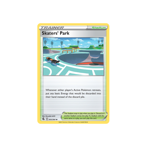 Skaters' Park Uncommon 242/264 Fusion Strike Singles