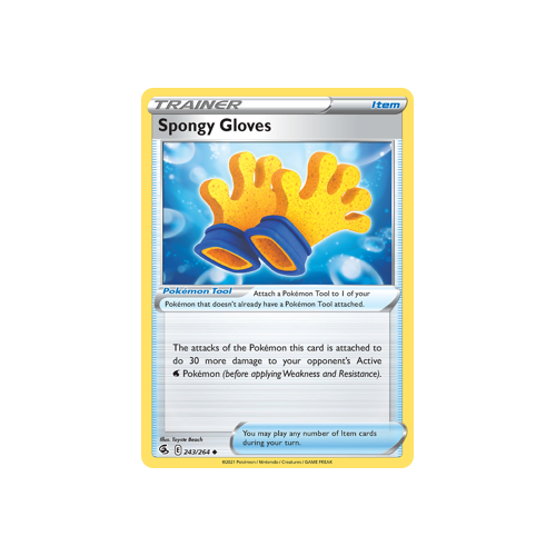 Spongy Gloves Uncommon 243/264 Fusion Strike Singles