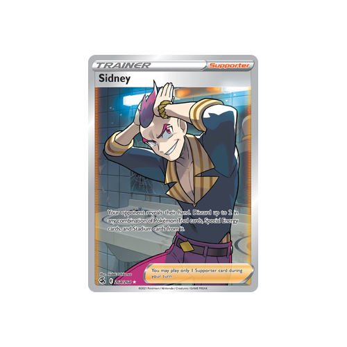 Sidney (Full Art) Ultra Rare 264/264 Fusion Strike Singles