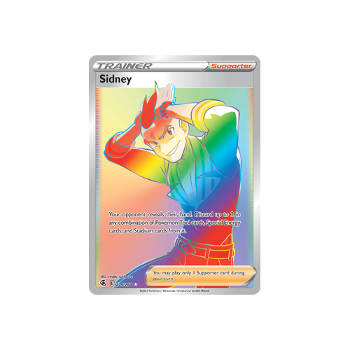 Sidney (Secret) Secret Rare 279/264 Fusion Strike Singles