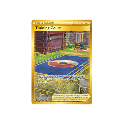 Training Court (Secret) Secret Rare 282/264 Fusion Strike Singles