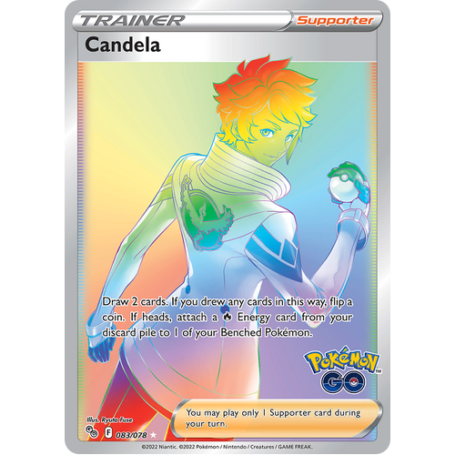 Candela (Secret) 083/078 Secret Rare Pokemon Go Pokemon Card Single