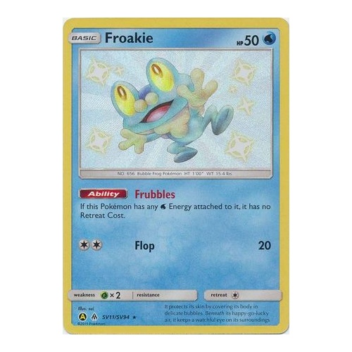 Froakie Shiny Vault Hidden Fates (SV11/SV94)