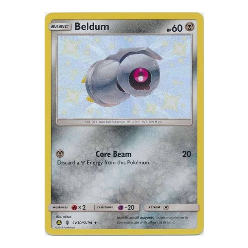 Beldum Shiny Vault Hidden Fates (SV30/SV94)