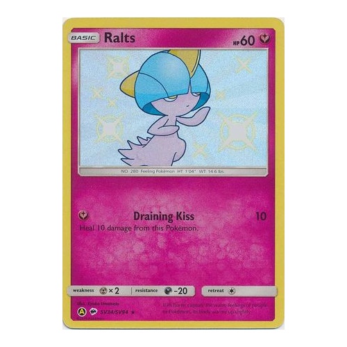 Ralts Shiny Vault Hidden Fates (SV34/SV94)