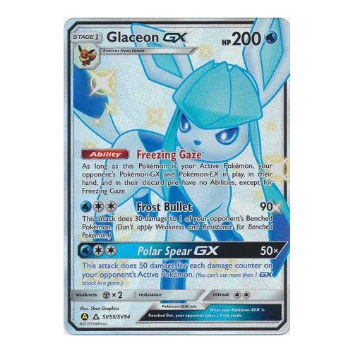 Glaceon GX Shiny Vault Hidden Fates (SV55/SV94)