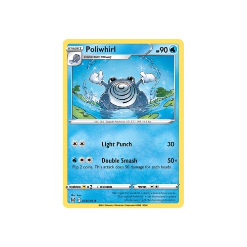 Poliwhirl 031/196 Uncommon Lost Origin Single