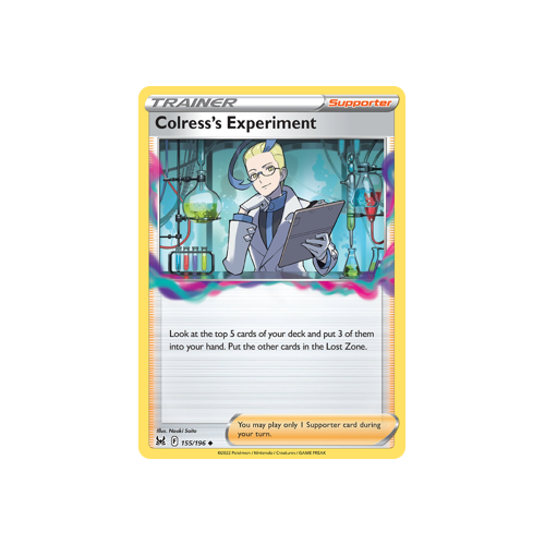 Colress's Experiment 155/196 Uncommon Lost Origin Single