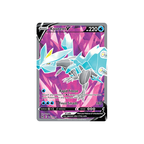 Kyurem V (Full Art) 174/196 Ultra Rare Lost Origin Single