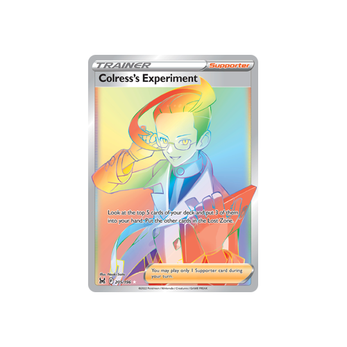 Colress's Experiment (Secret) 205/196 Secret Rare Lost Origin Single