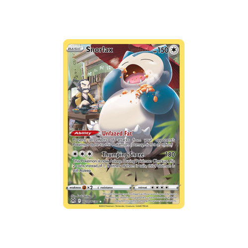 Snorlax TG10/TG30 Ultra Rare Lost Origin Single