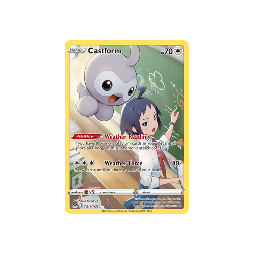 Castform TG11/TG30 Ultra Rare Lost Origin Single