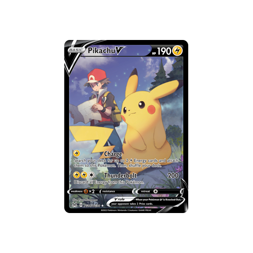 Pikachu V TG16/TG30 Ultra Rare Lost Origin Single