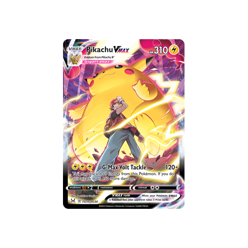 Pikachu VMAX TG17/TG30 Ultra Rare Lost Origin Single