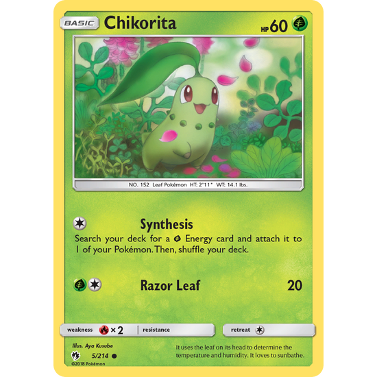 Chikorita (5/214) Lost Thunder
