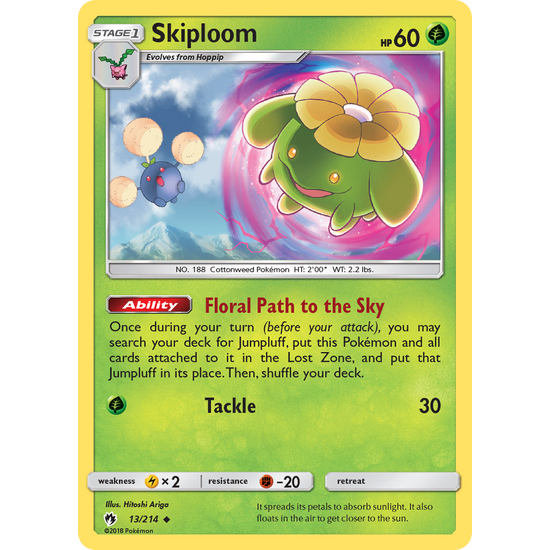 Skiploom (13/214) Lost Thunder