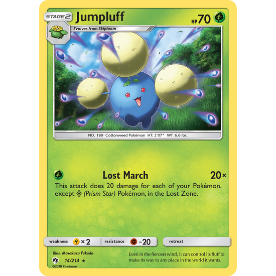 Jumpluff (14/214) Lost Thunder