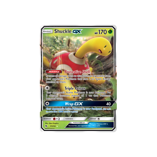 Shuckle GX (17/214) Lost Thunder