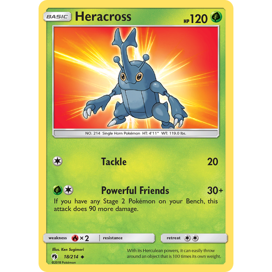 Heracross (18/214) Lost Thunder