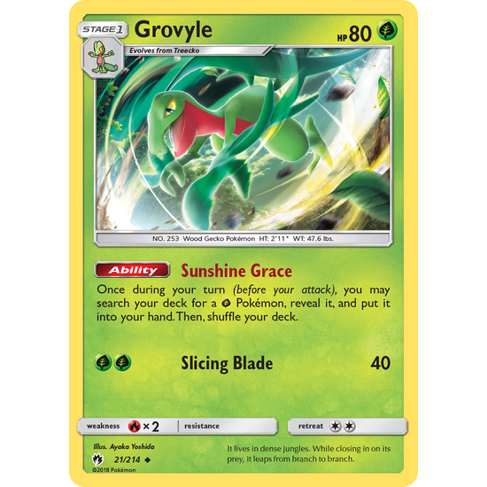 Grovyle (21/214) Lost Thunder