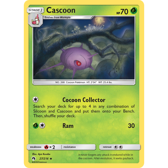Cascoon (27/214) Lost Thunder