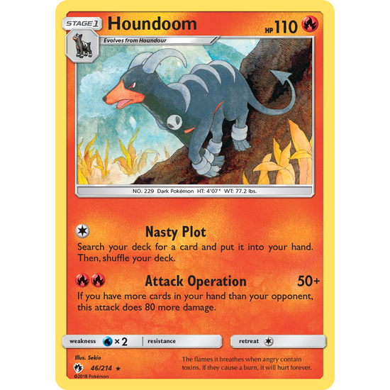 Houndoom (46/214) Lost Thunder