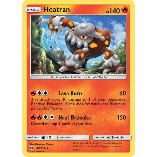 Heatran (48/214) Lost Thunder