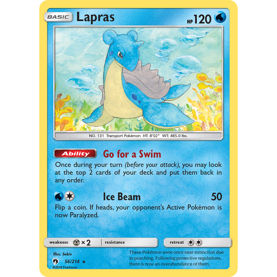 Lapras (56/214) Lost Thunder