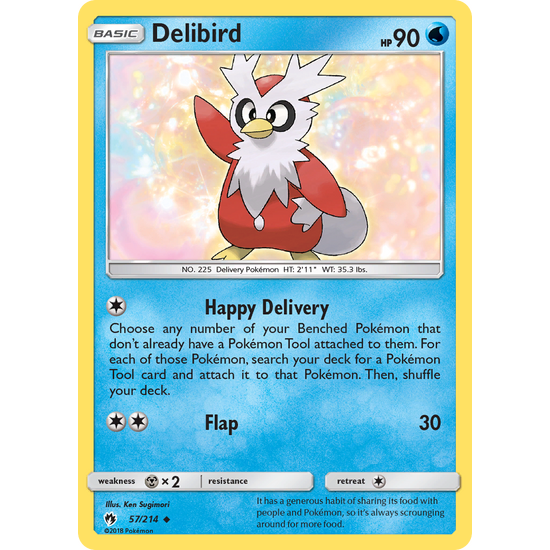 Delibird (57/214) Lost Thunder