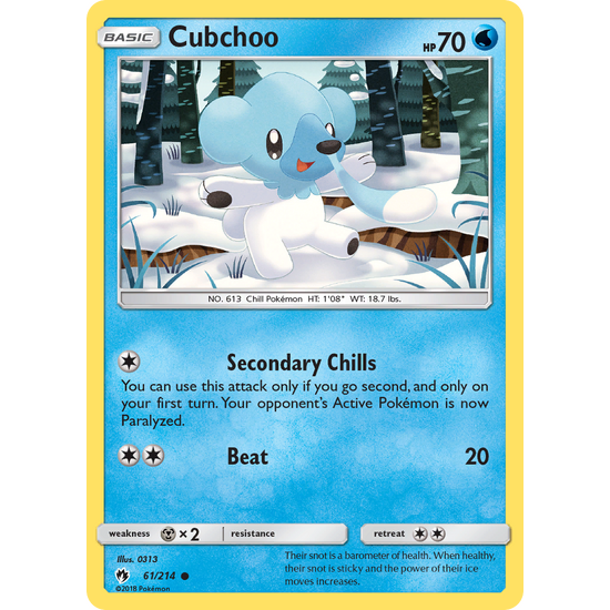 Cubchoo (61/214) Lost Thunder