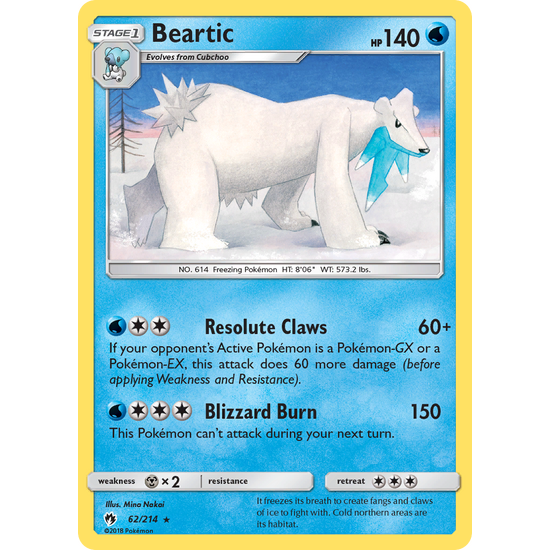 Beartic (62/214) Lost Thunder