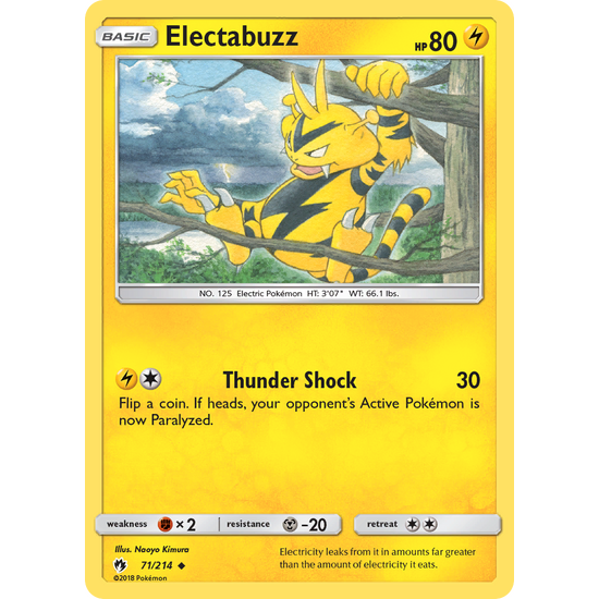 Electabuzz (71/214) Lost Thunder