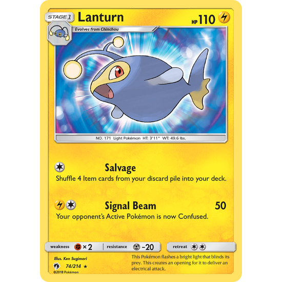 Lanturn (74/214) Lost Thunder