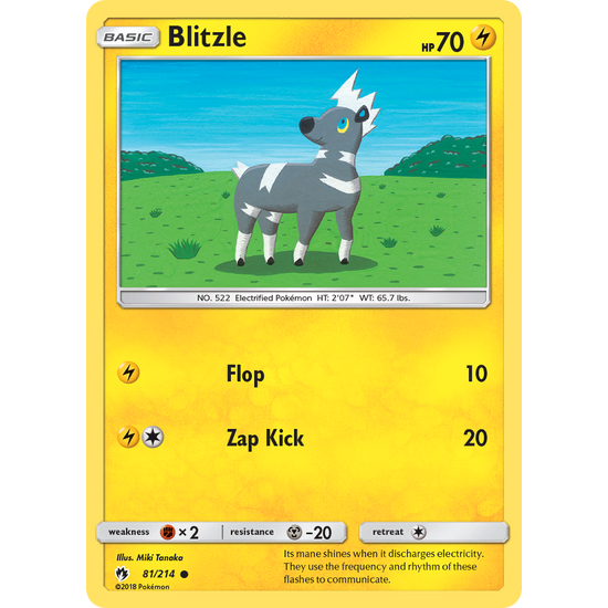 Blitzle (81/214) Lost Thunder