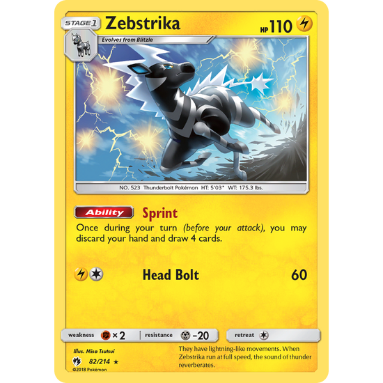 Zebstrika (82/214) Lost Thunder
