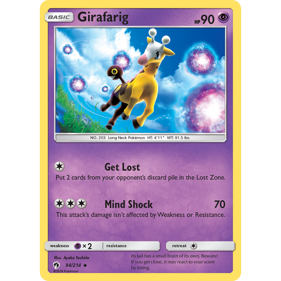 Girafarig (94/214) Lost Thunder