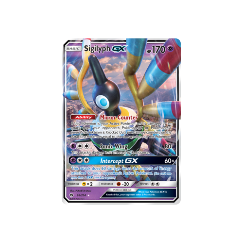 Sigilyph GX (98/214) Lost Thunder