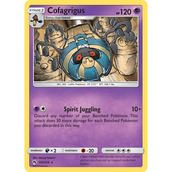 Cofagrigus (100/214) Lost Thunder