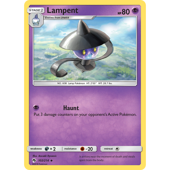 Lampent (102/214) Lost Thunder