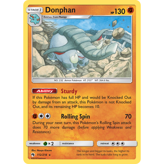 Donphan (112/214) Lost Thunder