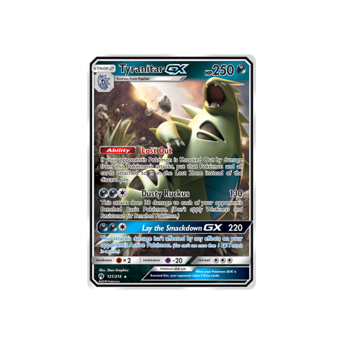 Tyranitar GX (121/214) Lost Thunder