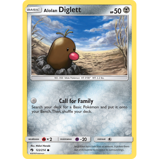 Alolan Diglett (122/214) Lost Thunder
