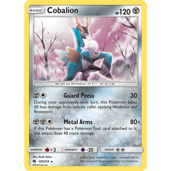 Cobalion (129/214) Lost Thunder