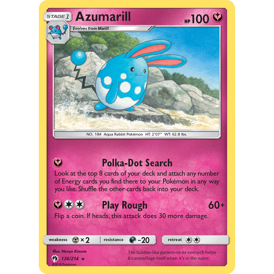 Azumarill (136/214) Lost Thunder