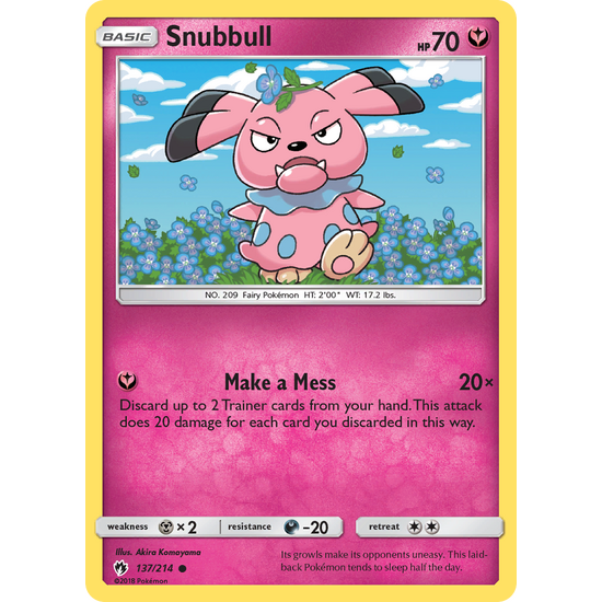 Snubbull (137/214) Lost Thunder