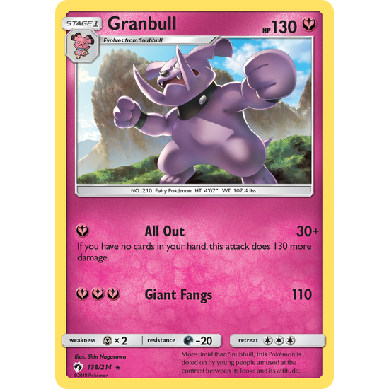Granbull (138/214) Lost Thunder