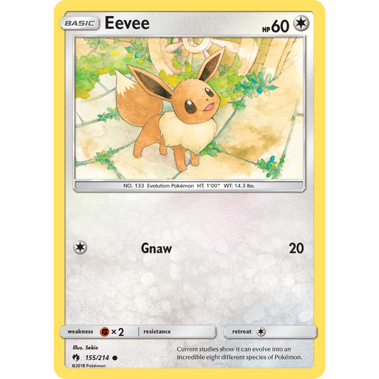 Eevee (155/214) Lost Thunder