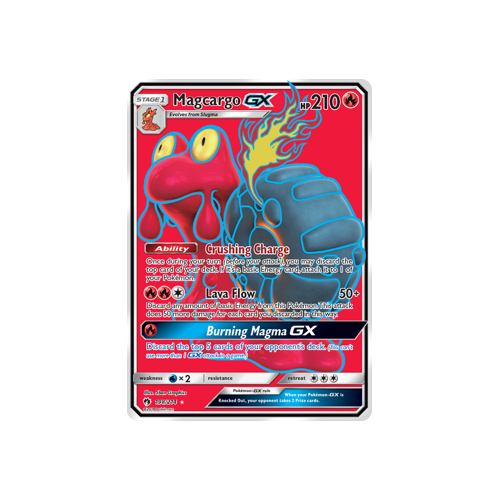 Magcargo-GX Full Art (198/214) Lost Thunder