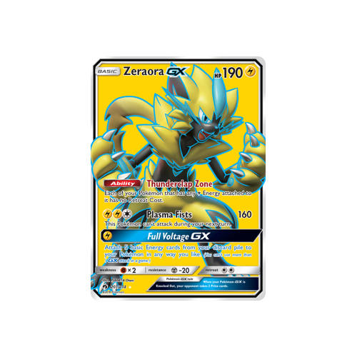 Zeraora GX Full Art (201/214) Lost Thunder