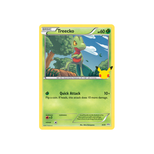 Treecko 3/25 25th Annv Promo